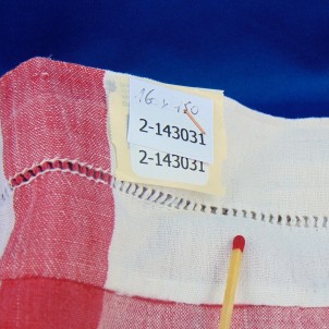 Mantel de algodón viejo 160 x 150 cm