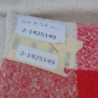 Old table towel in granulated métis 54 x 56 cm