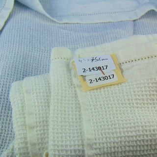 Old cotton honeycomb hand towel 45 x 75 cm