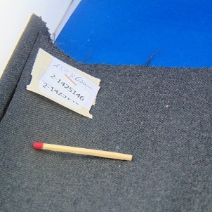 Cupón tergal de lana vieja150 cm x 60 cm