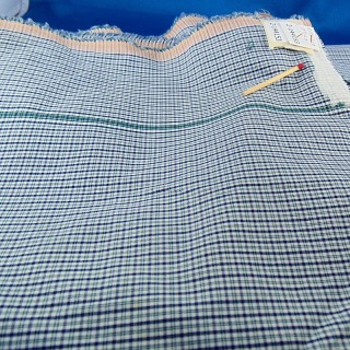Mini tela de algodón azulejos escoceses por 50 centímetros