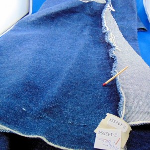 Cupón Jean en ancho de algodón grueso 144x80cm