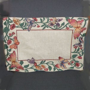 Woven placemat bag fabric decoration