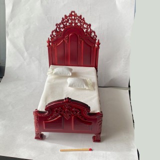 Miniature Doll Double Bed