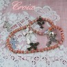 Mettalic Cross Charms, doll rosary.